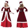 M-6XL Plus Size Couple Christmas Costumes: Men's and Women's Santa Claus Designs
