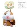 Keychain Pendant Cartoon Dutch Pig Doll Keyring Soft Velvet Touch Stress Relief Key Chain Backpack Hanging Decoration