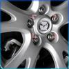 For Mazda 6 3 CX5 5 2 323 CX7 Demio Atenza Axela MX30 CX30 CX3 CX9 RX8 RX7 56mm Car Emblem Tire Wheel Hub Cap Rim Covers Auto Decorate Accessories