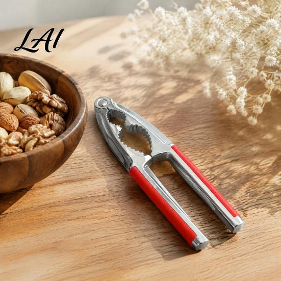 Heavy Duty Nutcracker Nut Crackers for All Nuts Pecan Durable Shelling Tool Walnuts Multi-purpose Seafood Shell Opener with Non-Slip Handle Hard
