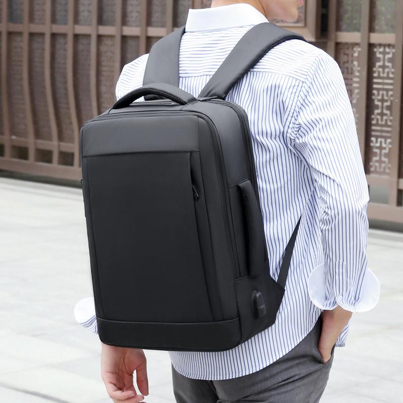 Men'S Simple Computer Backpack, Daily Commute Water-Proof, Outdoor Travel Backpack, College Student Schoolbag.