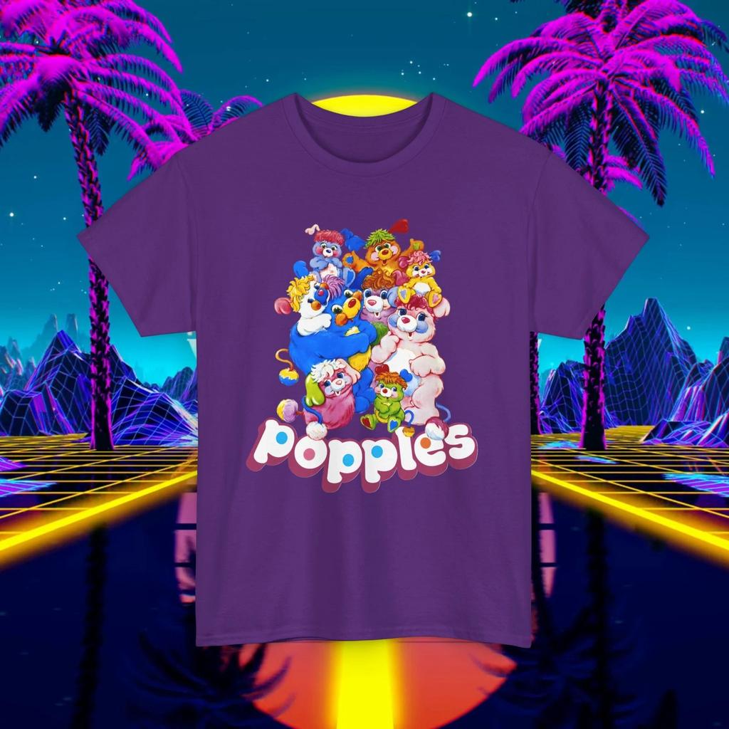 Vintage Popples T-Shirt - 80s Retro Unisex Tee - Custom Mens Women Cartoon Shirt