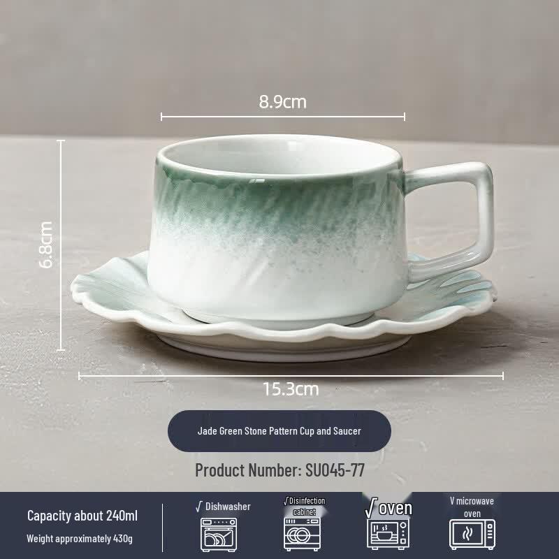Ceramic Tea and Coffee Cup with Saucer Set