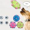 Durable Anti-Choking Dog Chew Squeaky Toy, Soft Rope Loop Design for Interactive Play, Ideal for Fetching Tug-of-War and Dental Exercise
