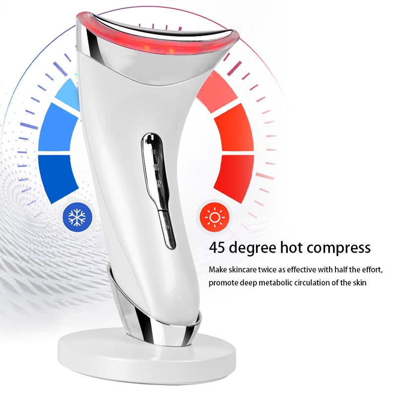 Facial Beauty Tool Neck Anti-Wrinkle Lift Device 3 In 1 Red Light Therapy Face Sculpting Tool With Thermals Skin Rejuvenation
