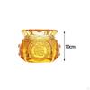-Glass Figurine Storage Crafts Decoration Decorative Centerpieces Box for Desktop