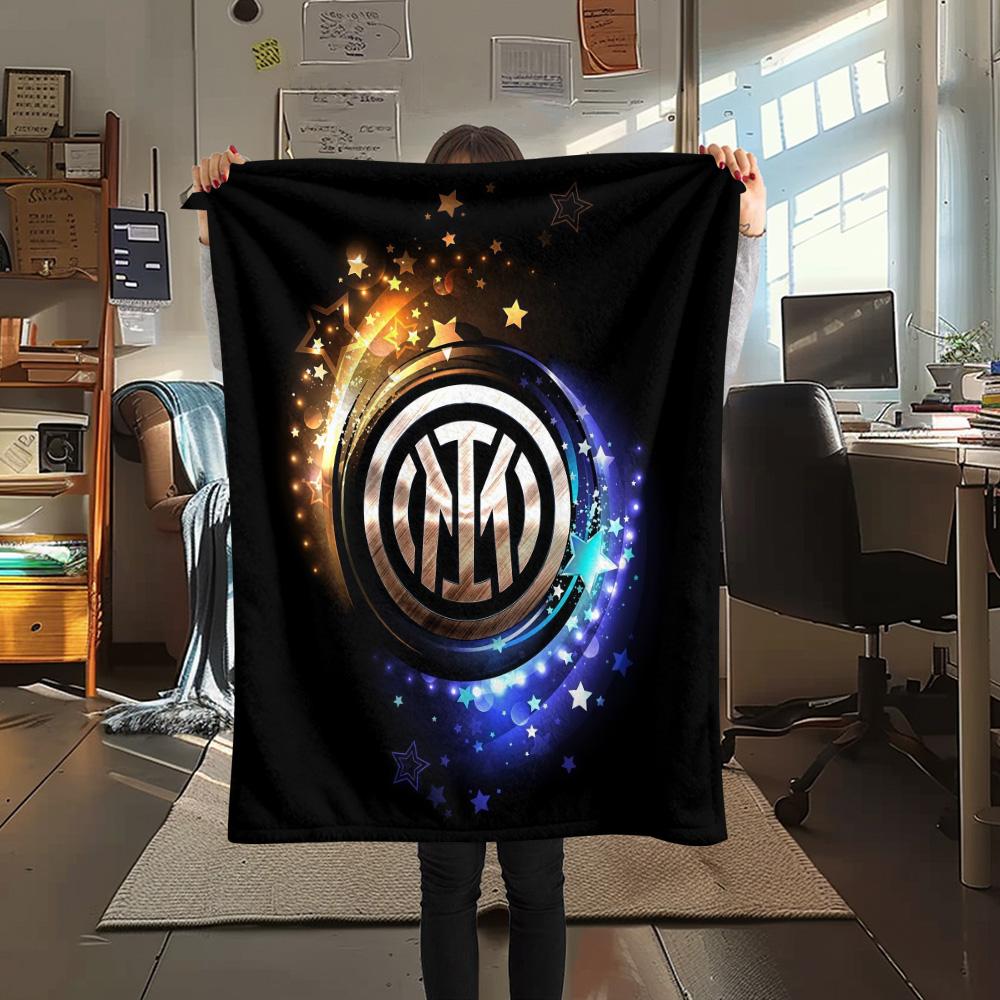 Football Club Internazionale Milano2 Flannel Blanket, High quality Comfortable for All Seasons, Home Decor, Warmth and Comfort