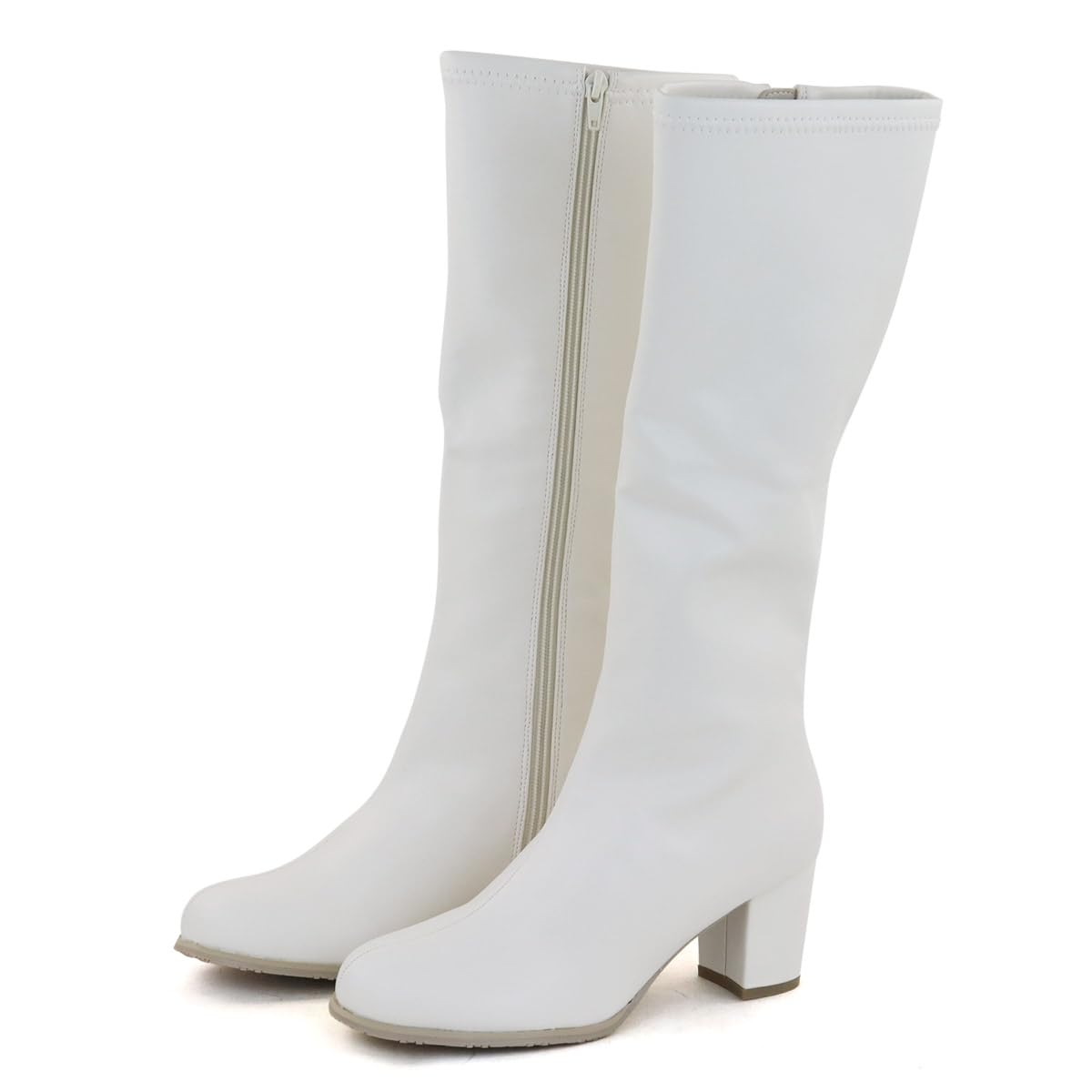 

long stretch 7cm round toe [Liberty Doll] Boots, boots, boots, heel,