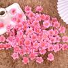 100PCS Multicolor Peach Blossom Artificial Flower Heads Silk Petals Dia.5cm Simulation Flower Accessories DIY Faux Flower DIY