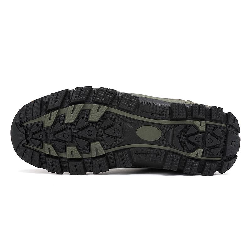 Anti-slip Hiking Shoes for Women Breathable Casual Trainers PU Leather Wear-resistant Outdoor Sneakers for Camping Trekking