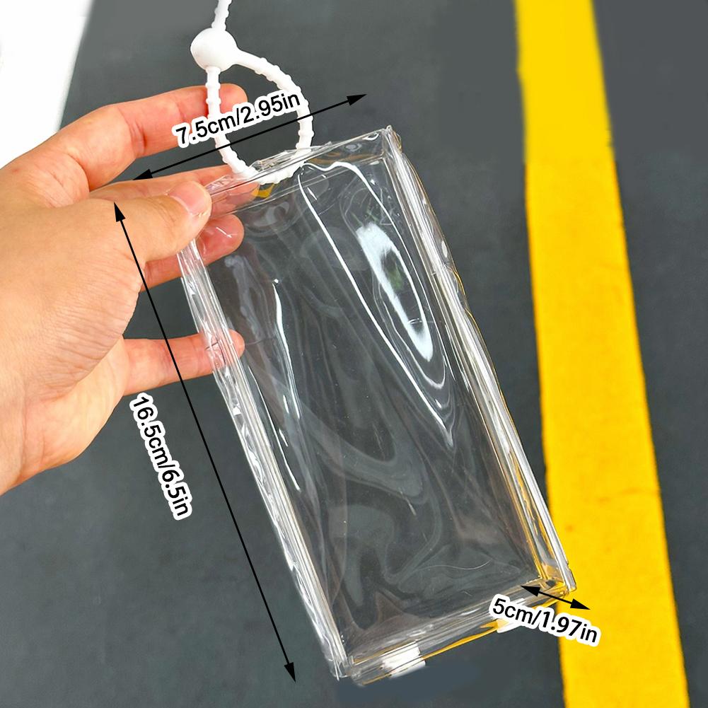 15cm Transparent Pain Pack Pendant Protective Cover Doll Plush Dustproof Bag Hanging Bag