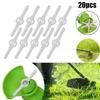 20PCS Plastic Cutter Blades Lawn Mower Blades For Garden Electric Cordless Grass Trimmer Tool Replacement Parts