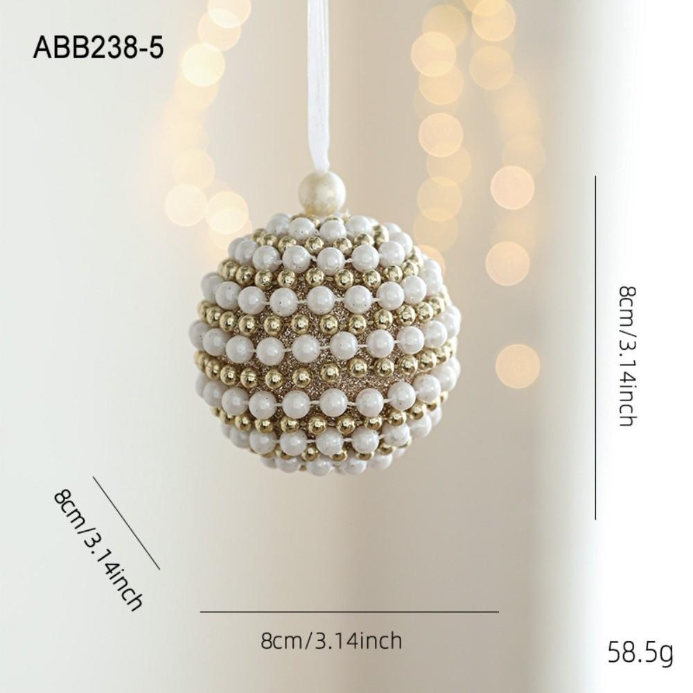 Nya Champagne Julträdskula Hängande Prydnader Glitter Skum Julgransdekorationer Julpynt Julparty