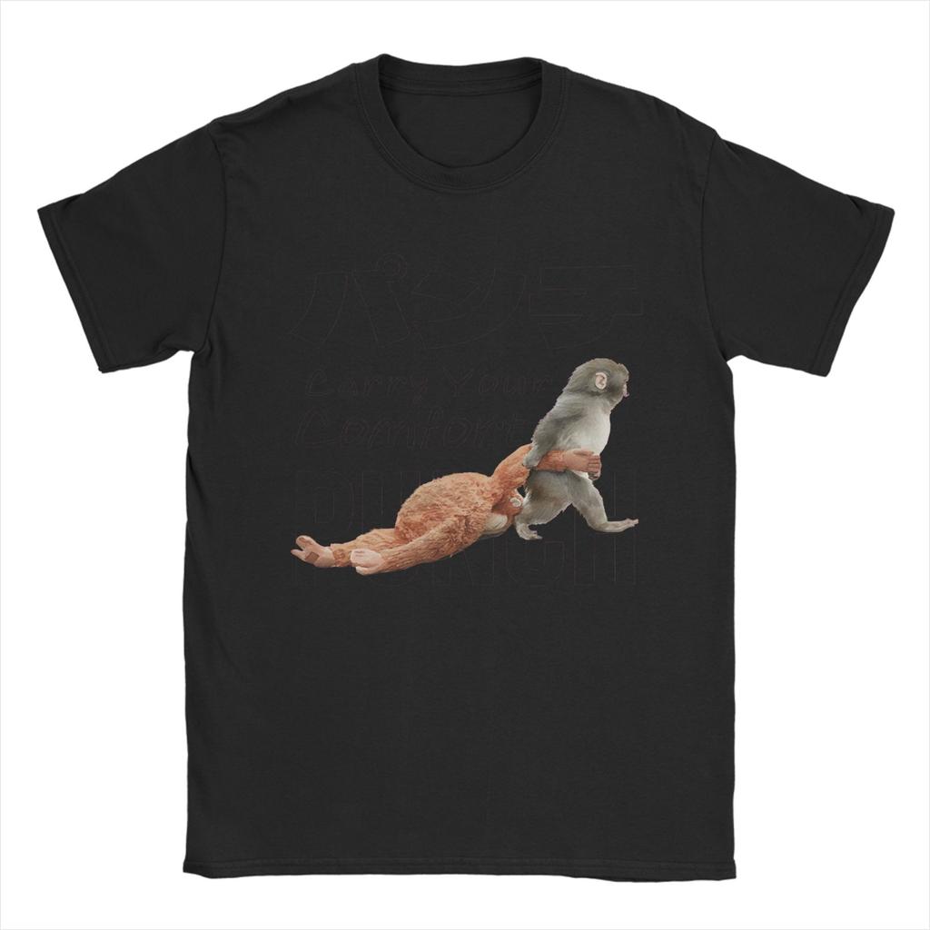Unisex Womens TShirts Punch Monkey Comic Style Art Novelty Cotton Tee Shirt Short Sleeve T Shirt O Neck Clothing Original