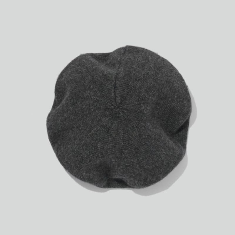 RECTO KNIT BERET (MELANGE GREY)