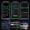 LED Car Soft Screen Light - USB Flexible Bluetooth Display with Full Color and Devil's Eye for Windows