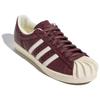 Adidas Originals Thug Club X  Superstar Comfortable Versatile Durable Low-Top Sneakers Unisex Sneakers Burgundy JS1908