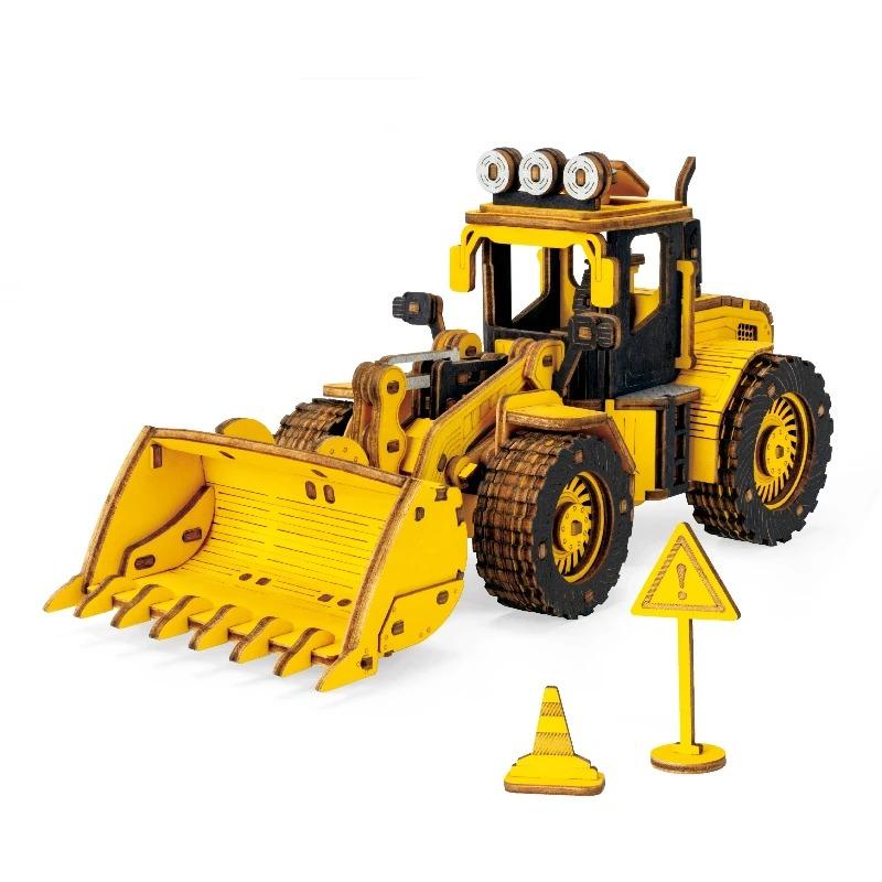 

Construction Vehicles Truck Toys Set 3D Wooden Puzzles