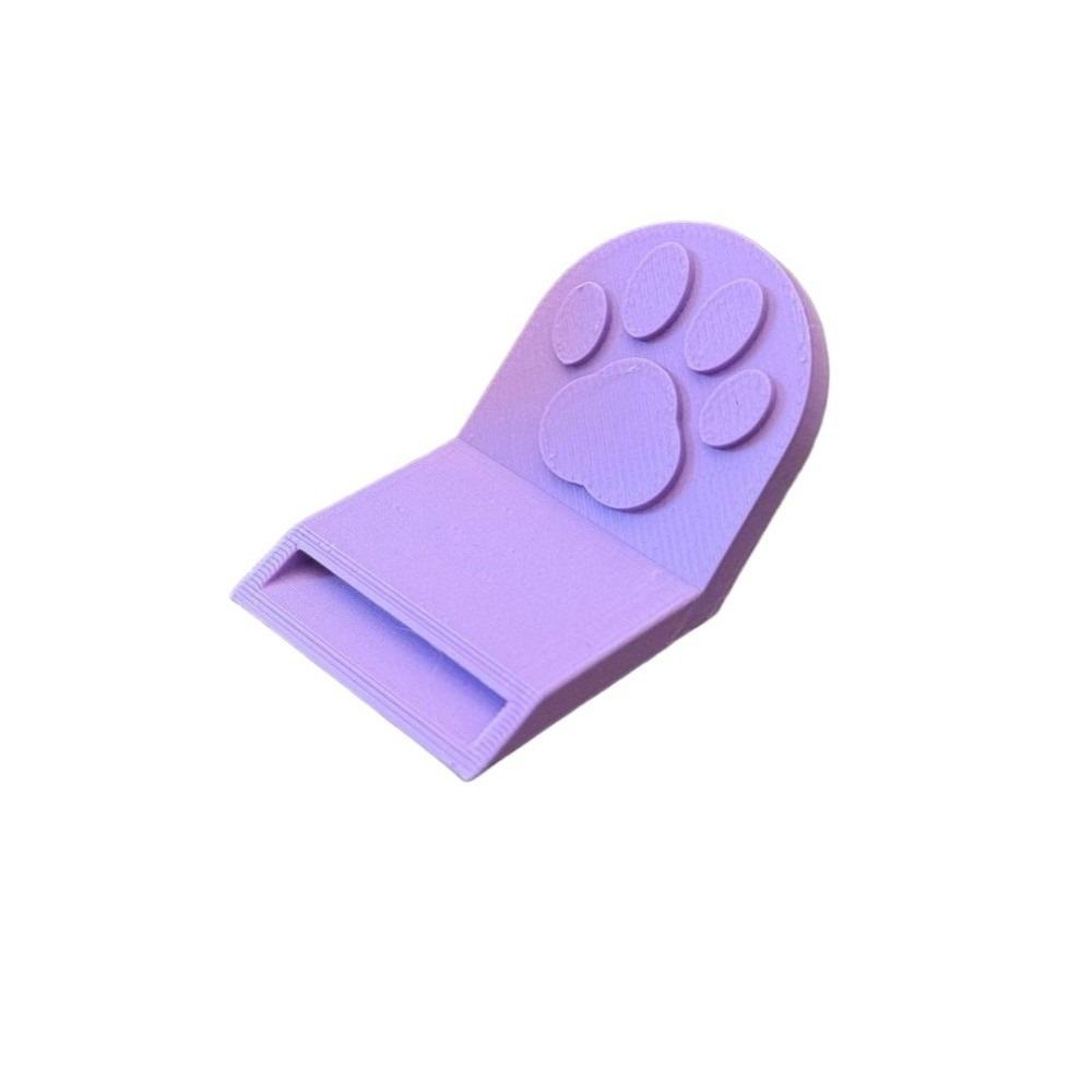 

Cute Non-Slip Grip Cat Food Can Opener Easy-Clean Ergonomic Bottle Opener Cat Paw Plastic Canned Food Opener Cat Food Cans фіолетовий