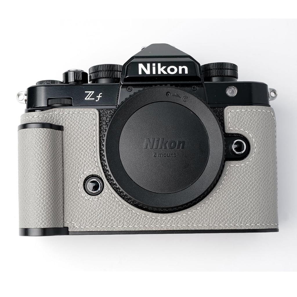 Compatible with Nikon Zf this genuine leather camera is handmade by It features a design with a grained cowhide leather metal base and handle Cameras,