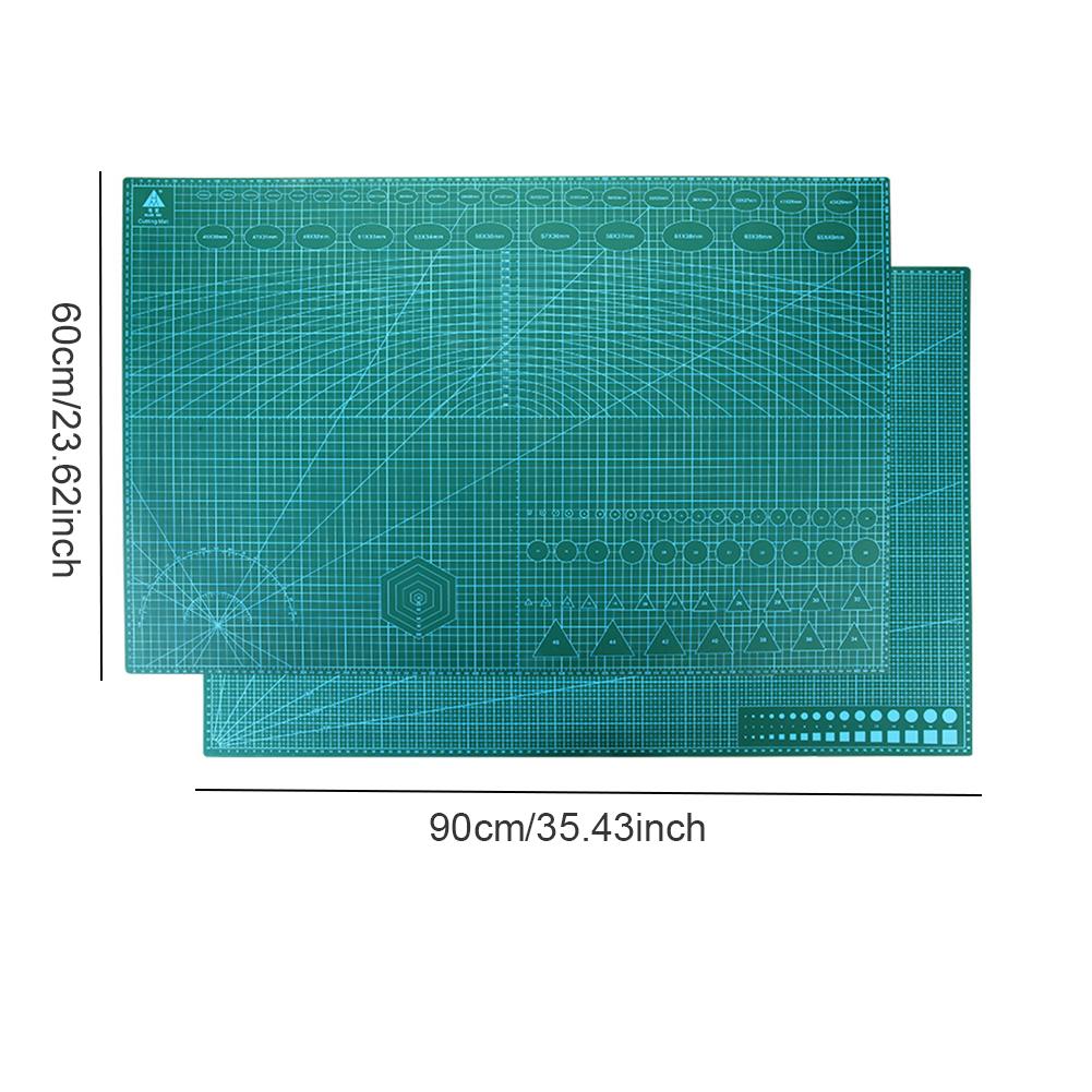 Tapis de Coupe Auto-Cicatrisant Planche de Coupe Quadrillée Plaque de Coupe PVC Double Face Coussin de Coupe 3 Couches pour Scrapbooking Projets DIY