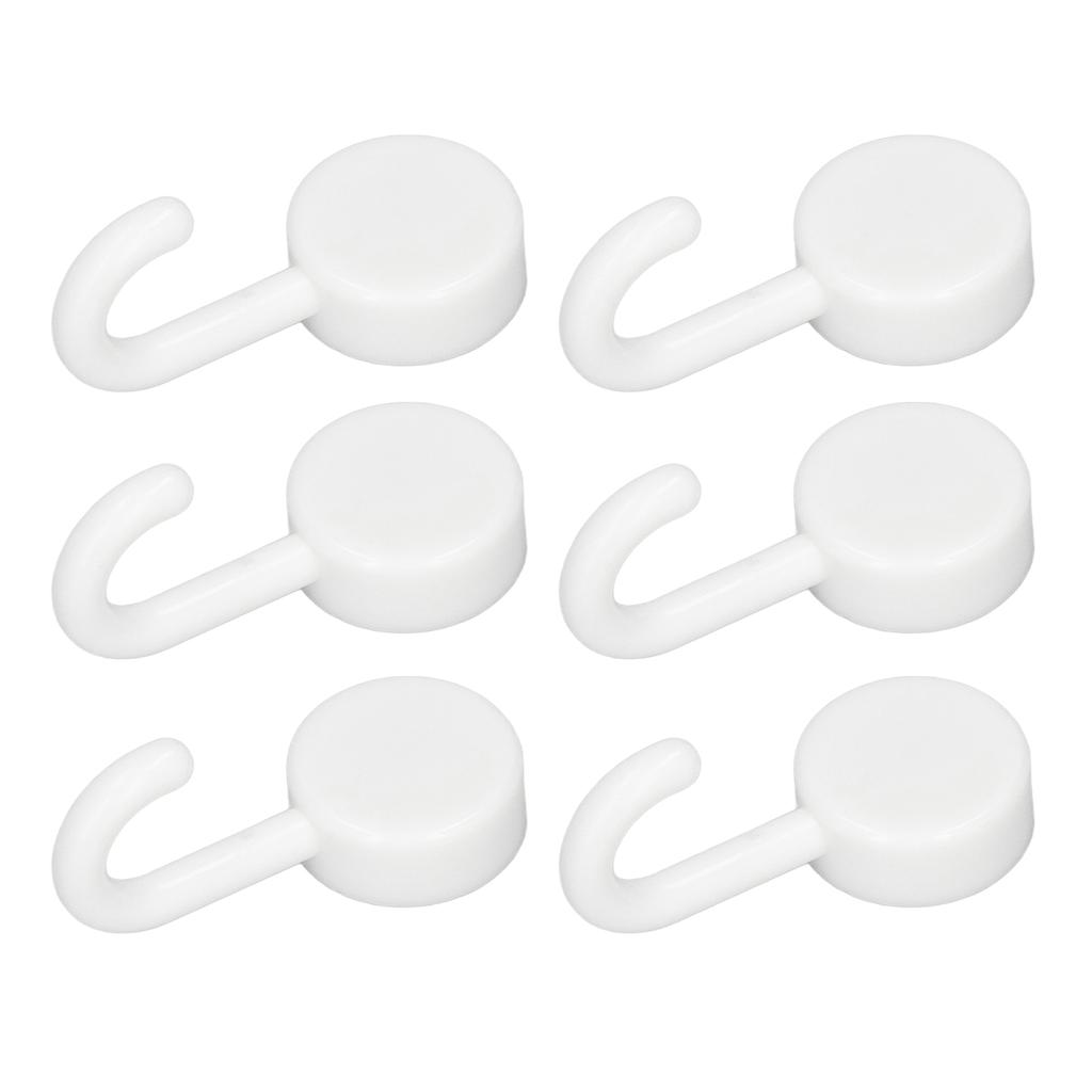 6 STÜCKE E18 Magnethaken 0 bis 5 kg N52 Hochleistungsstarker Starker Magnethaken zum Aufhängen Garage