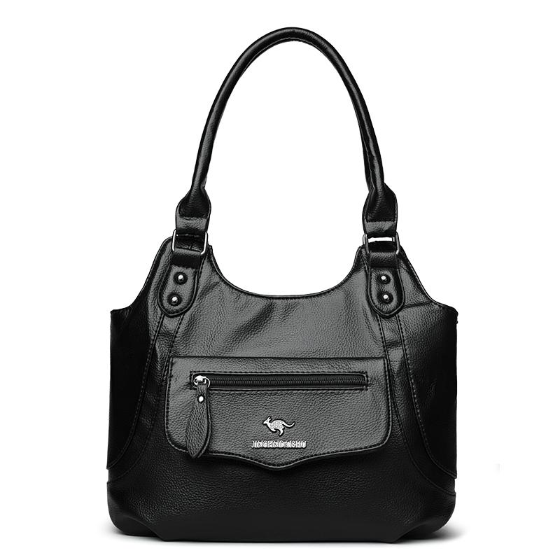 Tote Bag Women's Large Capacity Commuter Handbag Middle-aged Shoulder Bag