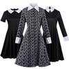 Damen Schwarz Halloween Filmcharakter Cosplay Abschlussballkleid