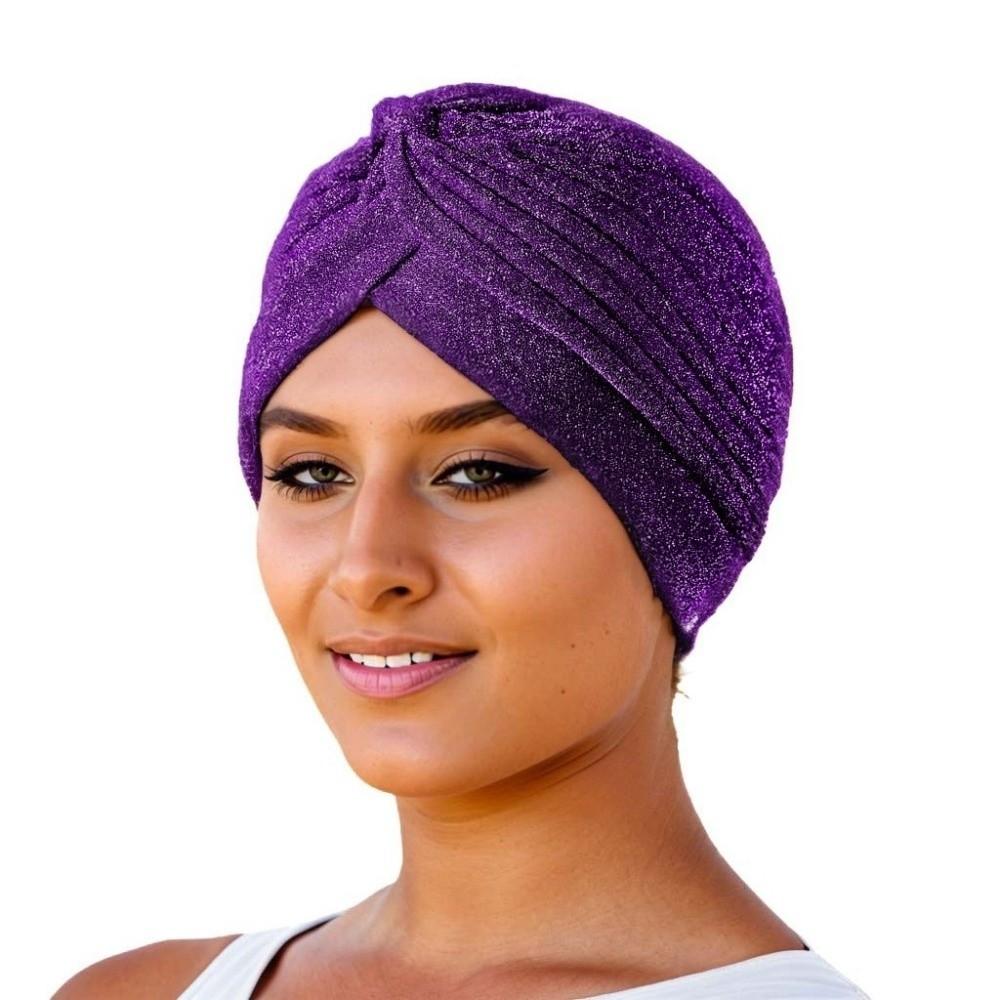 Elastic Twist Knot Turban Hat Wrap Style Cancer Chemo Hat New Islamic Headband  Women Headwear