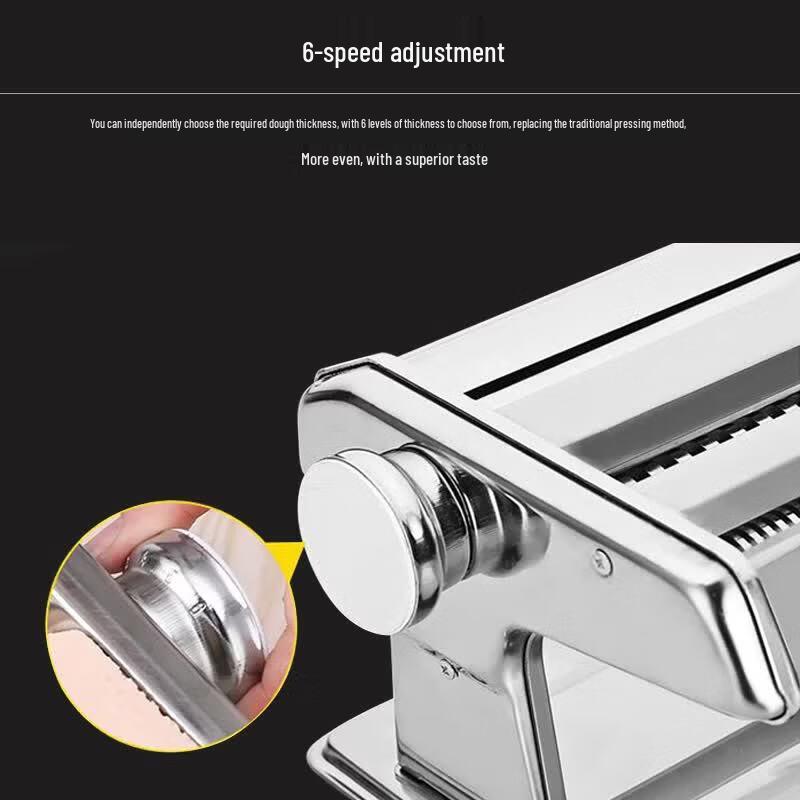 COKRSUPE Stainless Steel Manual Pasta Maker