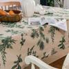 Bedruckte Tischdecke aus Kiefernholz, rechteckig, für Kaminsims, Mesa, Party, Hochzeit, Küche, Esszimmer, Dekoration, Tischdecke