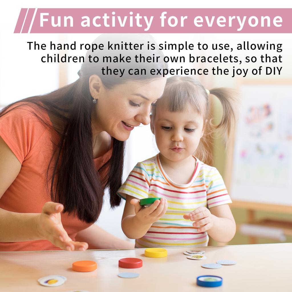 Friendship Bracelet Making Kit Jewelry String Maker Kit DIY Arts and Crafts Toys Friendship Bracelet String Making Kit Kids