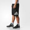 Adidas Crazylight Mid-Waist Breathable Fitted Sports Shorts Men Bottoms Black BR1953