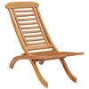 319163 vidaXL Folding Garden Chair 50x90x69 Cm Solid Teak Wood