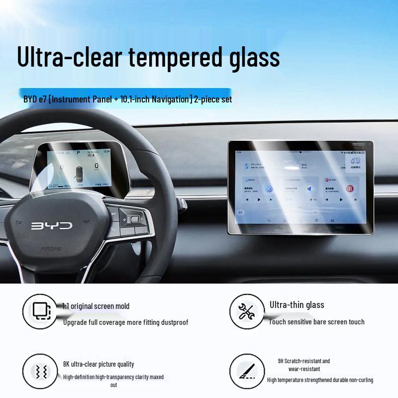 BYD E7 Mittelkonsolen-Schutzglas