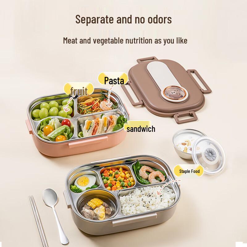 Shuangqiang Edelstahl Isolierte Unterteilte Lunchbox