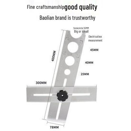 Universal Adjustable Tile Hole Locator Tool