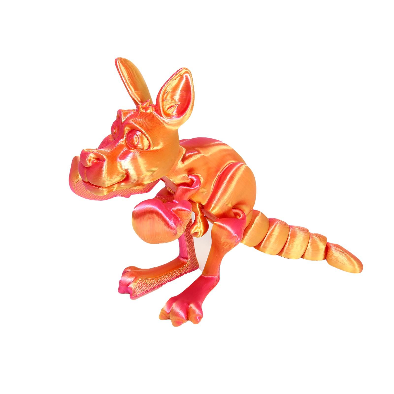 

3D-печатная шарнирная творческая игрушка, декоративная модель для взрослых и детей One Size шафрановый