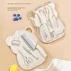 Baby Food Prep Set: Chef's Knife, Cutting Board, Multi-Functional Tools, 5-Piece Combo