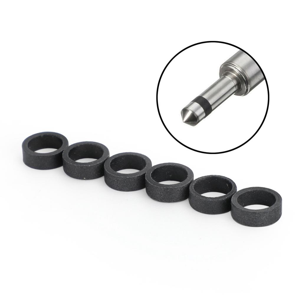 6PCS Fuel Injectors Repair Seals Fit BMW 135 335 535 550 650i 740i 750i X5 X6