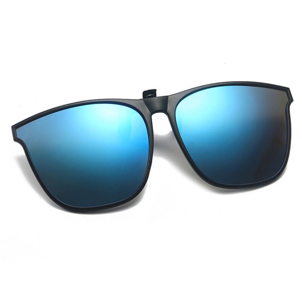 New PC Clip Sunglasses for Outdoor Fishing Driving Day Night Use Durable Lightweight UV Protection