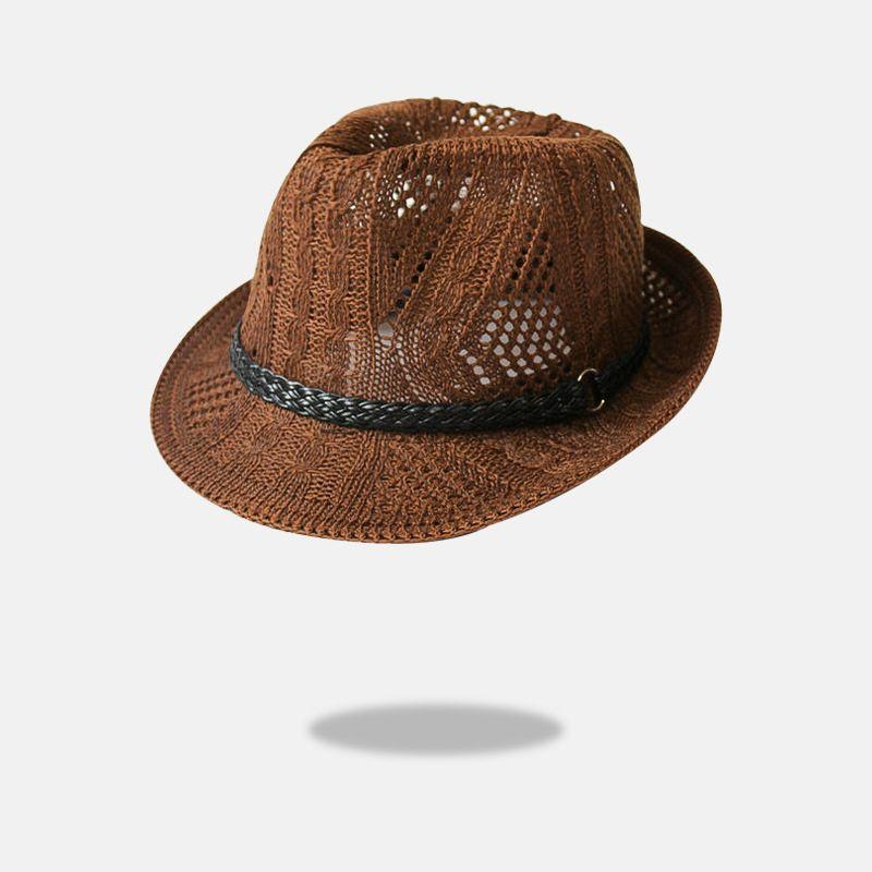 Artistic Retro Hollowed Out Jazz Hat, Fashionable Top Hat, Summer Casual Hat for Men and Women