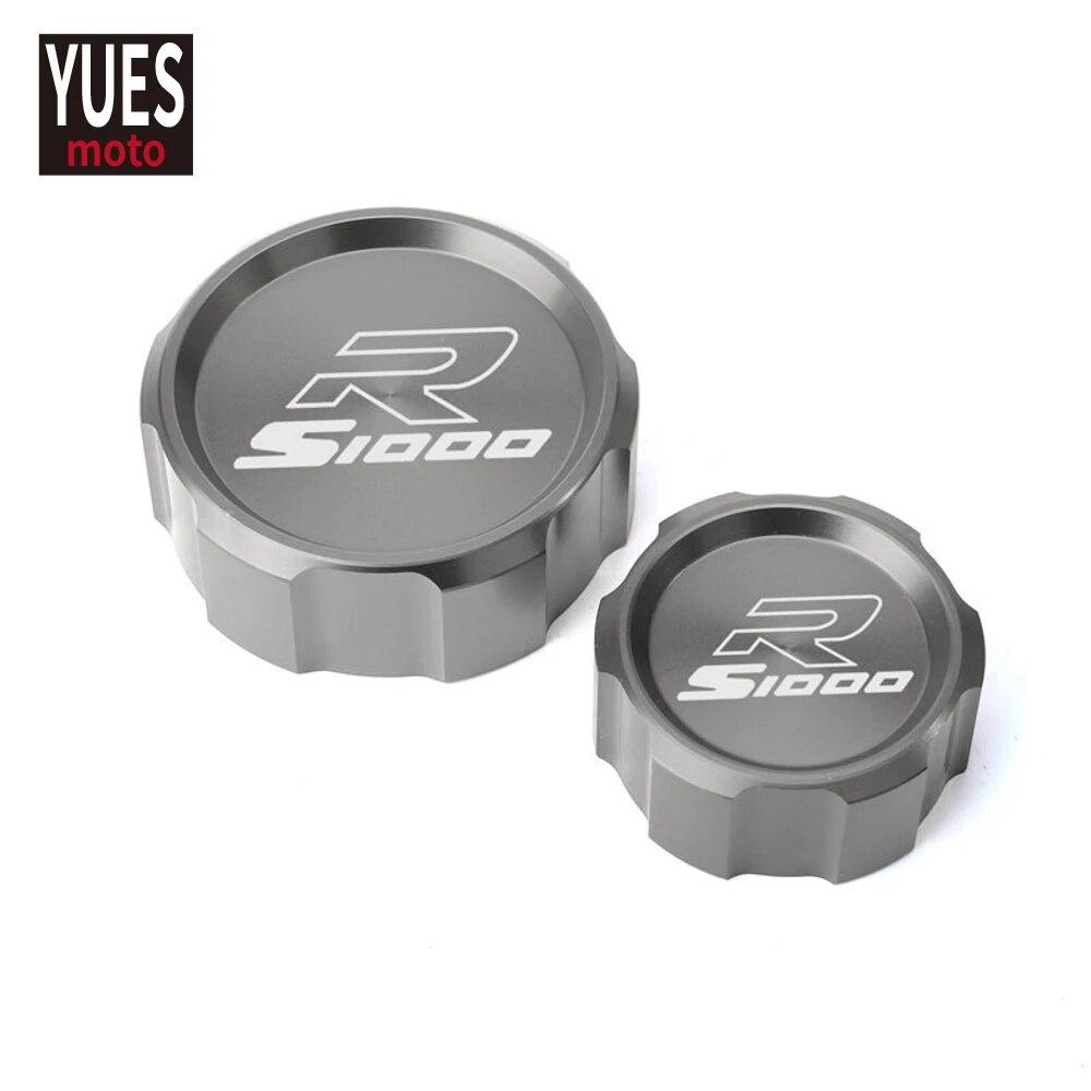 Motorcycle Accessories Front & Rear Brake Fluid Reservoir Cap Cover For BMW S1000R 2012 2013 2014 2015 2016 2017 2018