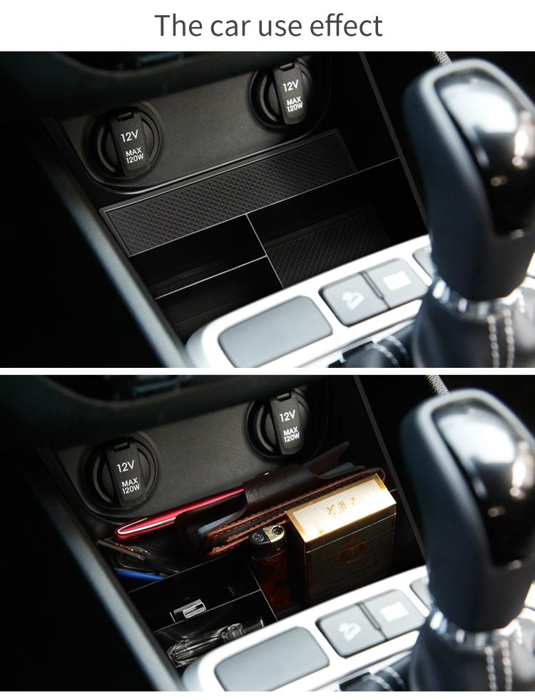 Für Hyundai Creta 2014 -2018 IX25 Auto Mittelkonsolen Aufbewahrungsbox Zubehör Zentrales Fach Organizer Aufräumen