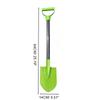Children Beach Shovel 56cm Stainless Steel Pointed Shovel Toy Sand Snow Thickened Play House Beach Shovel Outdoor Toys Gift