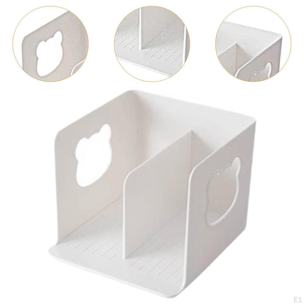Desktop Book Holder File Sorter Shelf for Office Desk Indoor Study Room