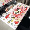 Cartoon Penguin Pingu Pattern Mouse Pads Anti-slip Rubber Computer Keyboard Mats Gamer Balance Decoracion Deskmat Laptop Carpets