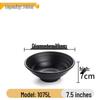 Zebian Black Melamine Japanese Ramen & Malatang Bowl