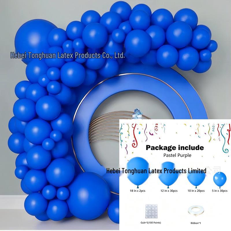 Mattes Macaron- & Metallic-Ballon-Set für Mehrszenen-Geburtstagsfeier-Dekorationen