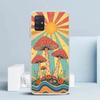 Boho Hippy Mushroom Sunrise Soft Cover for Samsung Galaxy A12 A22 A32 A52 A72 A02S Phone Case Note 20 Ultra 10 S10 Plus A51 A71